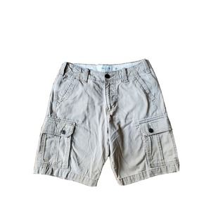 Abercrombie & Fitch Mens Heavy Weight Cargo Shorts Size 30 Khaki